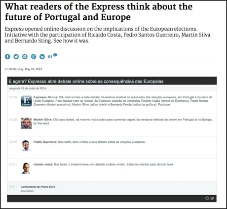 expresso eu debate