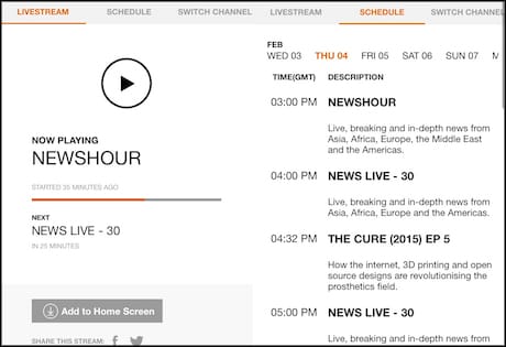 al jazeera web app