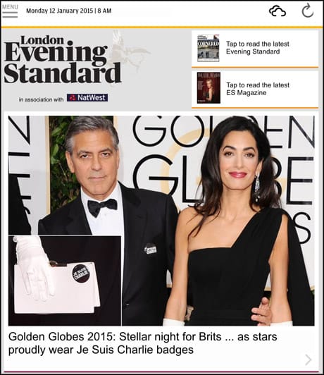 Evening Standard iOS app