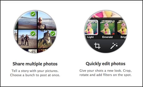 Facebook camera pics