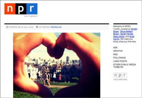 Tumblr NPR