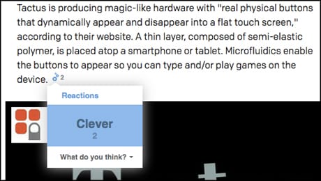 End of par reactions ReadrBoard