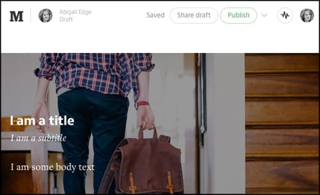 Medium - add a title