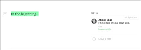 Medium - adding a comment