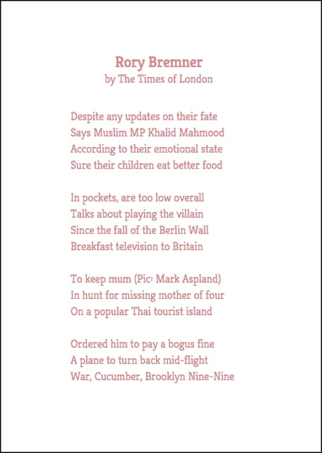 times poem