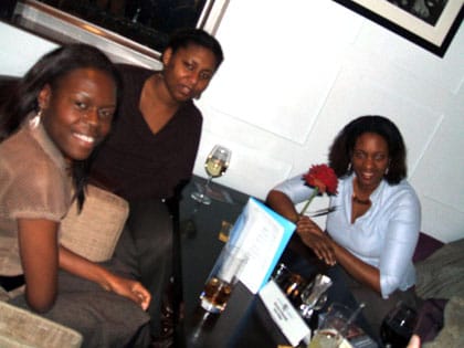 (from left to right) Sarah Willoughby from Edexcel, Ashaki Bailey and Mariam Manneh from Improvement and Development Agency