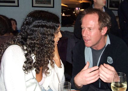 Freelancers David Nicholson (right) and Sureka Fernando
