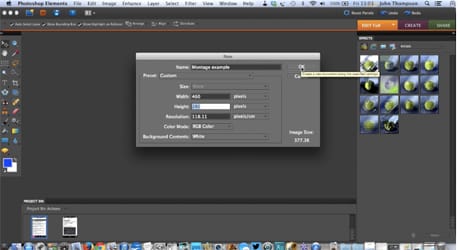 New file Photoshop