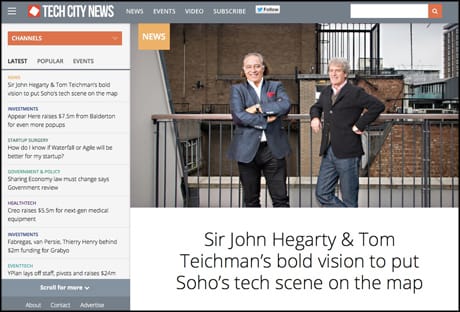 screenshot from tech city news