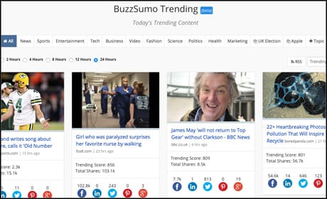 BuzzSumo Trending