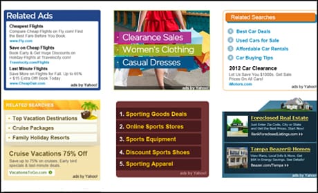 Yahoo ad styles