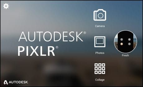 App for journalists: Autodesk Pixlr for photo editing