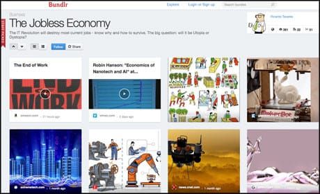 Bundlr shifts to become like Pinterest for curated media