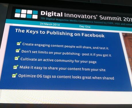 Facebook shares tips for engagement and distribution