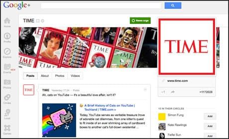 Google+ at one: How Time magazine clocked up 1.2m followers
