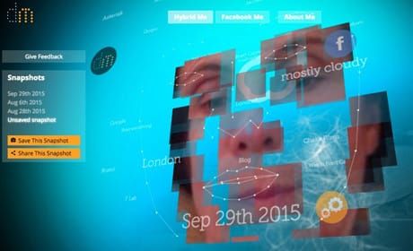 How the Digital Me prototype tells interactive, personalised stories