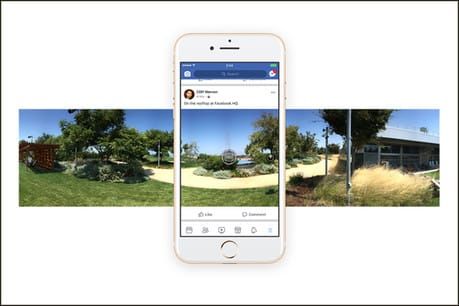 How to take a 360-degree photo within your Facebook app