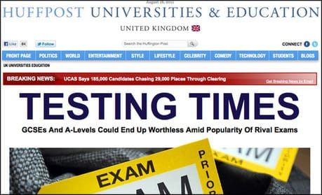 Huffington Post UK launches new education section