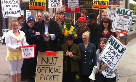 Johnston Press strikers call for ACAS to broker dispute