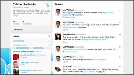 Lissted launches journalist Twitter lists around key topics