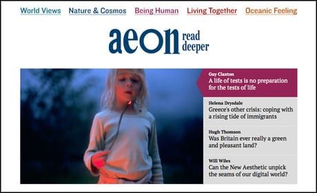 New digital magazine AEON will 'delve behind the news'