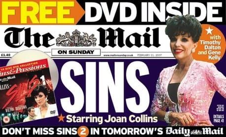 Mail on Sunday sales fall back below 2m after second bad month