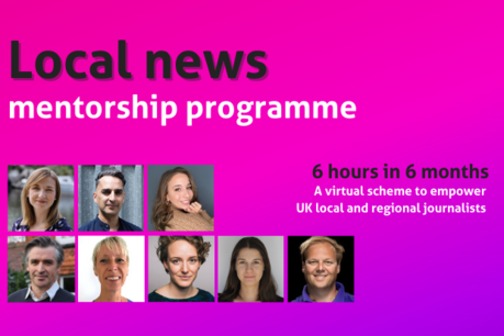 Apply now: mentorship scheme to support innovation in UK local and regional newsrooms