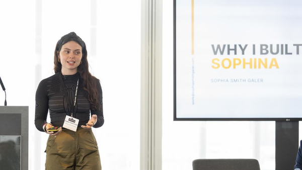 Sophia Smith Galer: 'I promised to pay my success forward - here it is'