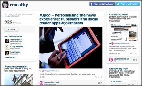 News outlets given 'social front pages' using new RebelMouse platform