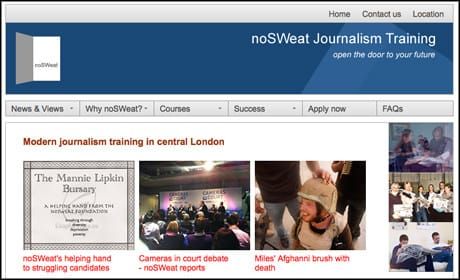 Journalism training centre noSWeat ceases trading