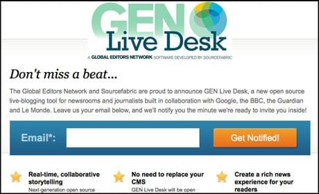 Open source liveblogging tool set to launch