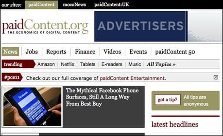 paidContent UK to be 'phased out' under GigaOM integration