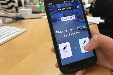 The Washington Post’s latest augmented reality game brings the Winter Olympics into your living room