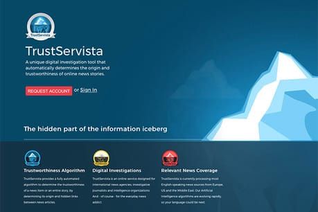 TrustServista wants to help journalists determine the origin and trustworthiness of online news stories