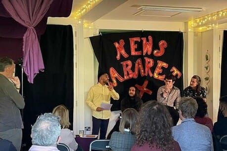 Why nine UK journalists perform their stories live on a theatre stage