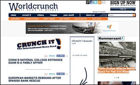 Worldcrunch launches 'international news feed' for translated content