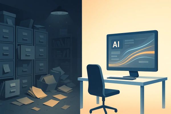 提前存储文档，是一种过时的习惯