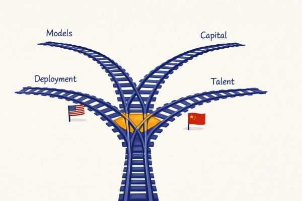 模型打平之后，中美 AI 竞争开始分叉