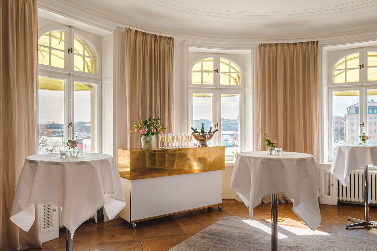 Pampig festvåning för företagseventet i Stockholm