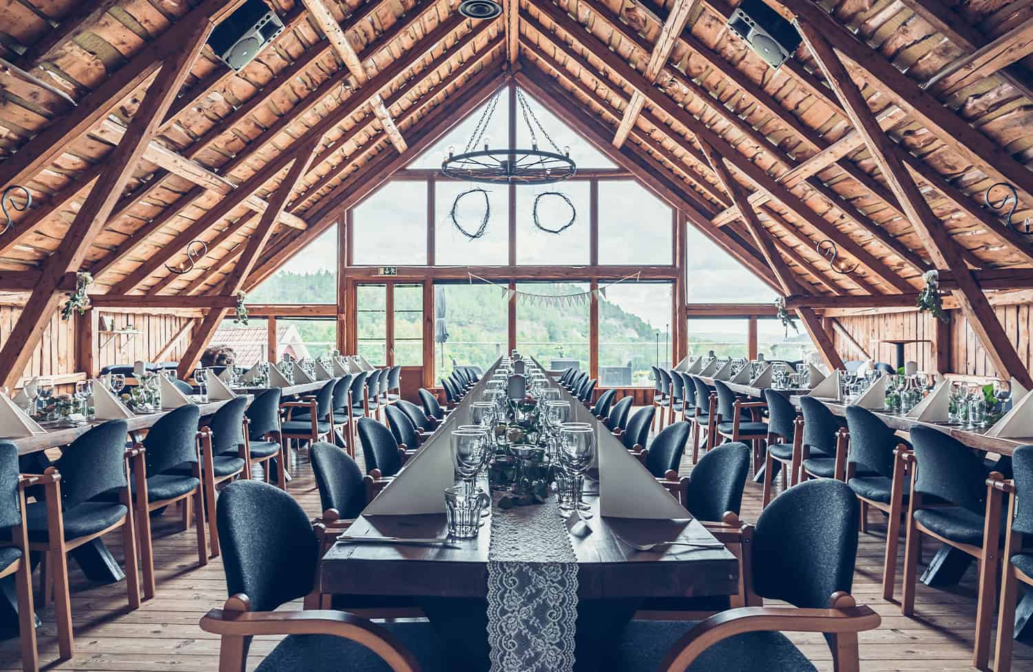 Sju Sjöars loge uppdukad för sommarfest i Göteborg