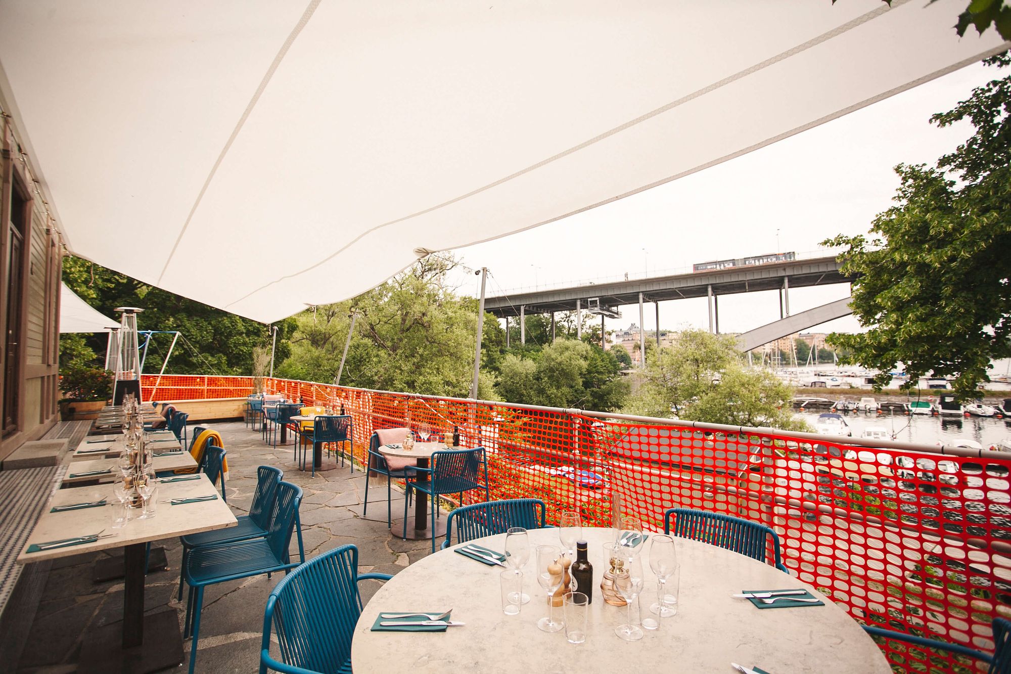 Utsikt över Riddarfjärden från Edens terrass