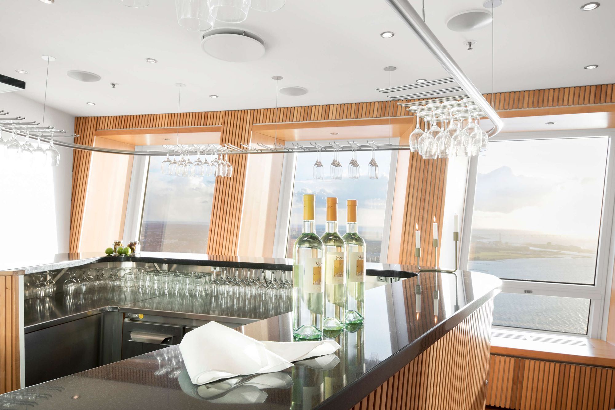 Fin utsikt på 179 meters höjd från Skybaren i Turning Torso