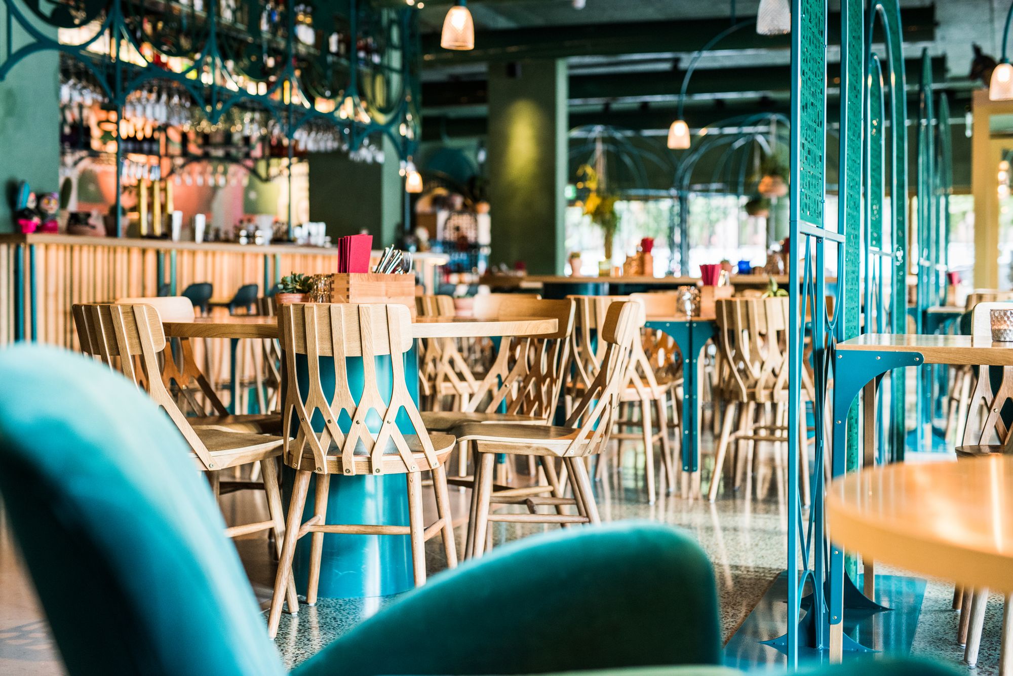 Baren på den mexikanska restaurangen Mercado Mexico