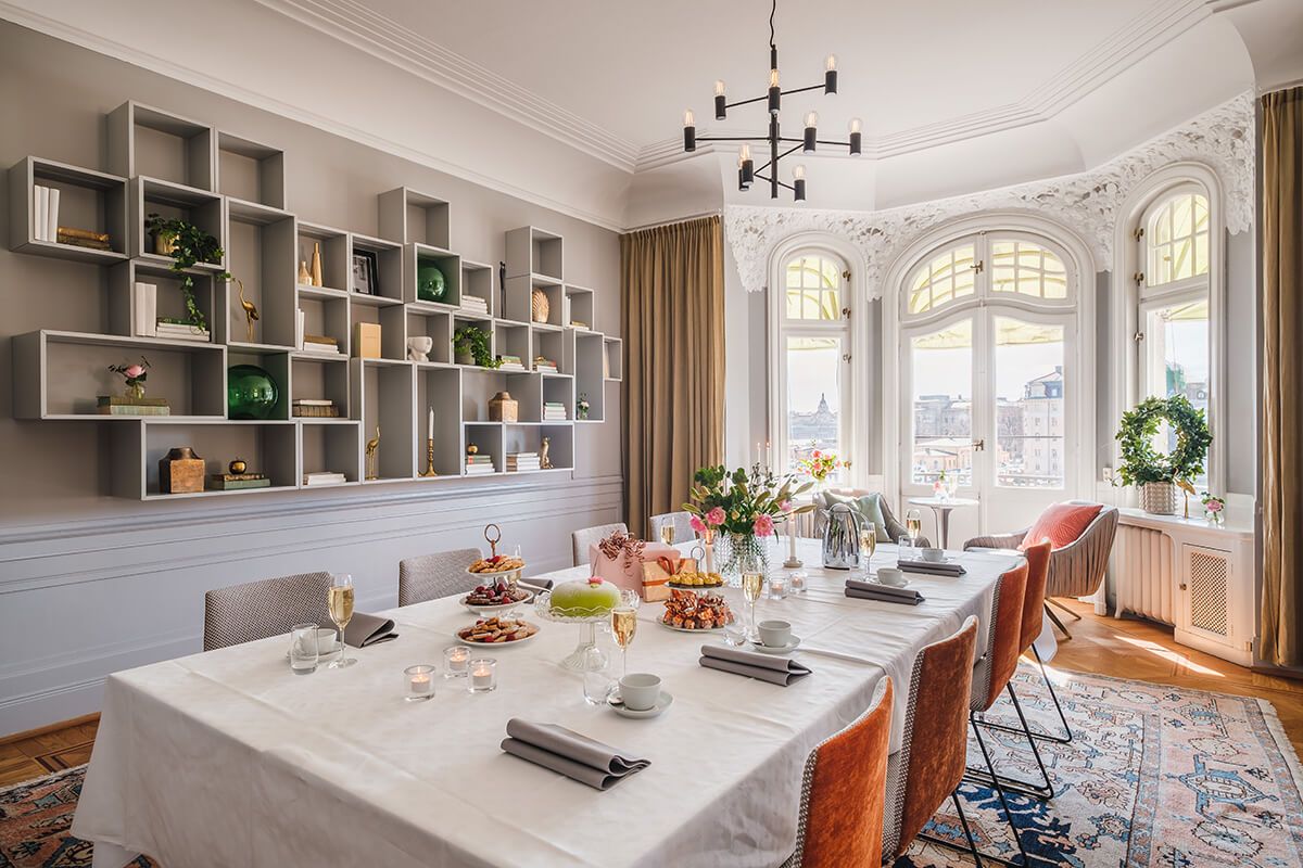 Pampigt chambre séparée på 7A Strandvägen med fin utsikt över Stockholm