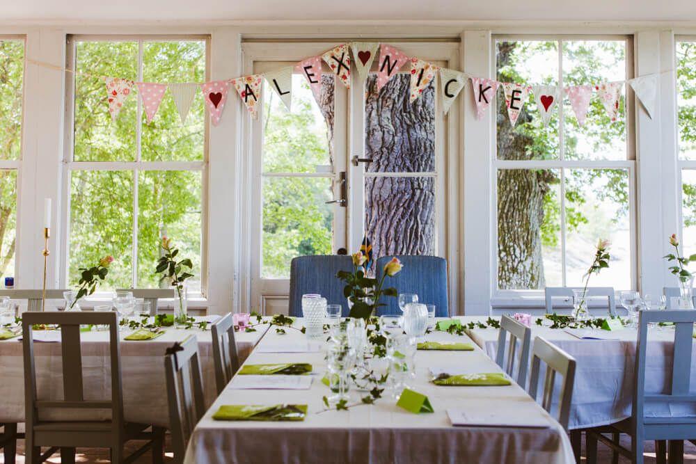 Bjud in nära och kära till fest i fina Sjövillan i Nyckelviken