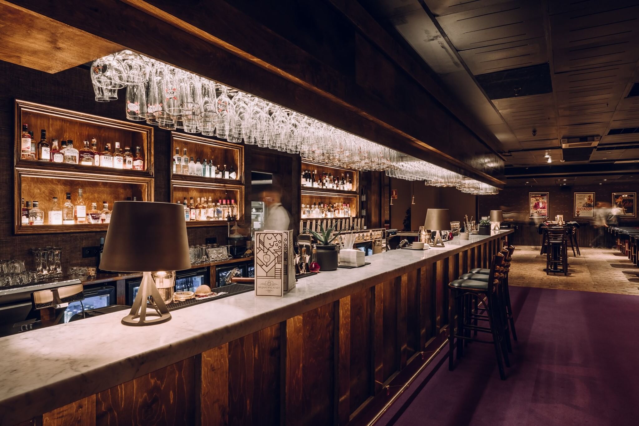 Den fina baren på Biljardpalatset i Göteborg passar bra för event
