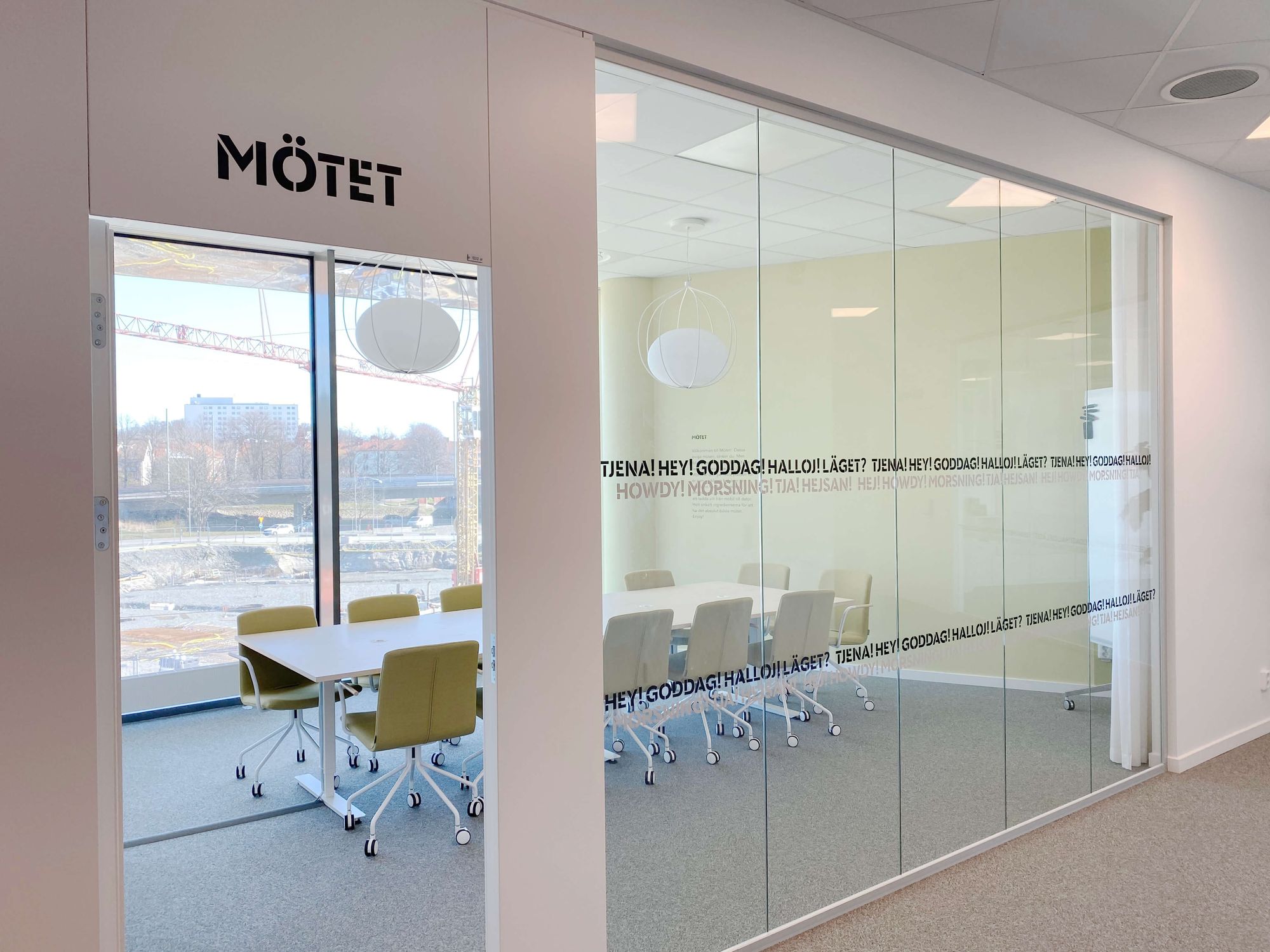 På Gamlestads Torg hittar du Mötet, en konferenslokal som är utmärkt för mindre möten