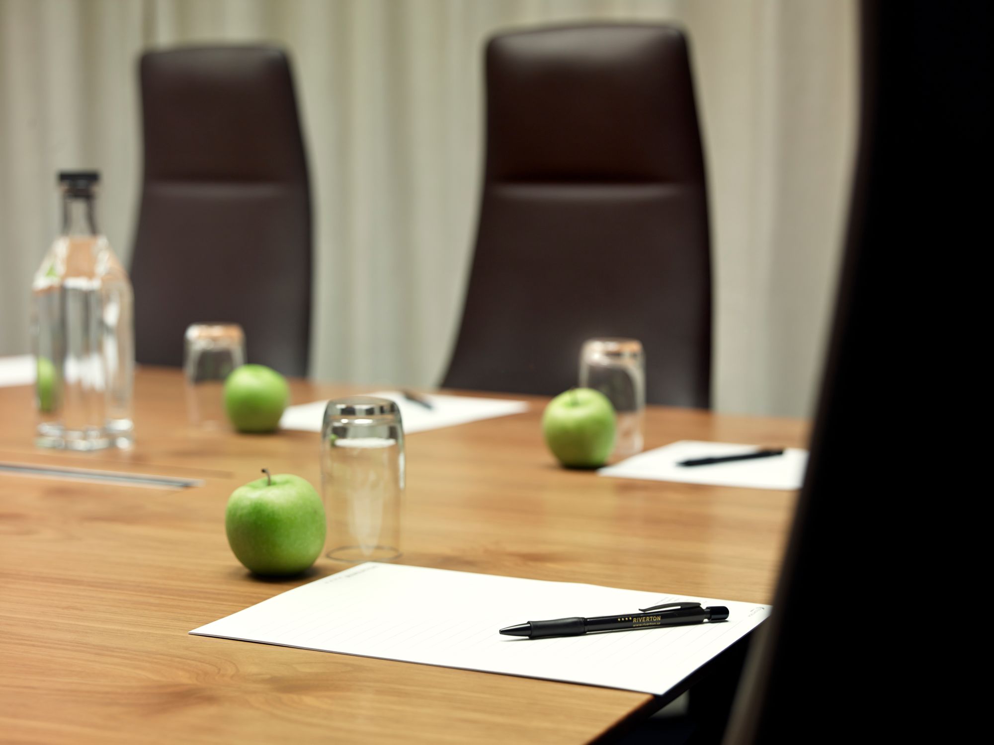 The Boardroom på Hotel Riverton är ett styrelserum som passar mindre möten