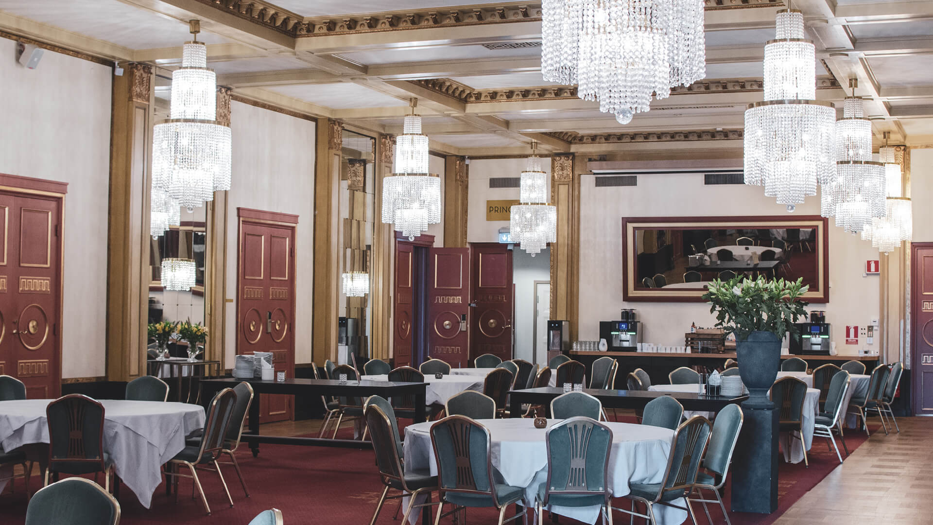 Salongen Crown på Hasselbacken passar utmärkt för bröllop