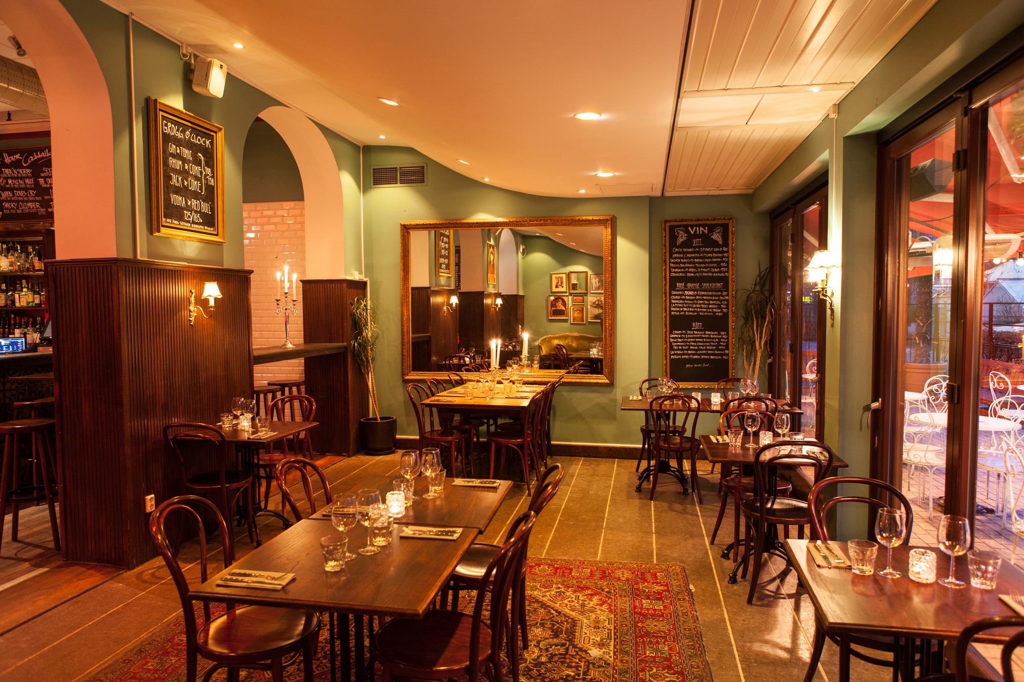 Bistron är som gjord för mindre tillställningar, likt julfester och julmiddagar i Malmö